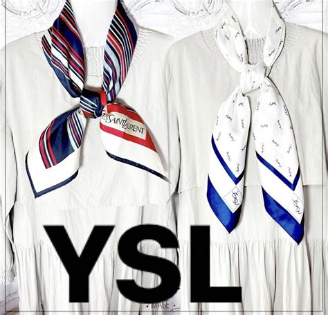 ysl スカーフ